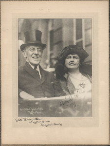 Edith and Woodrow Wilson Photograph